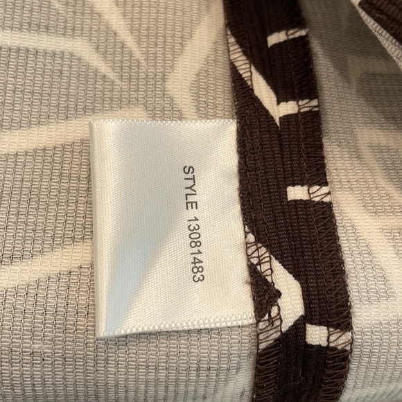 Tory Burch Palm Leaf Sleeveless Zipper Dress - Picture 11 of 14